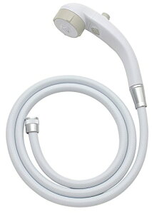 カクダイKAKUDAI 低水圧用マッサージストップシャワーホースセット 1.6m ホワイト 351108 送料 無料