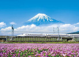 500ピース ジグソーパズル れんげの花と富士山静岡 38x53cm 送料　無料