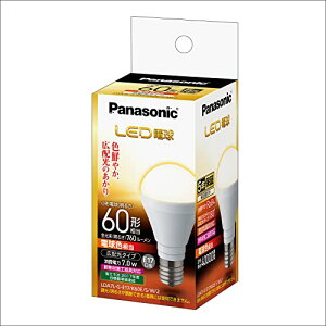 �p�i�\�j�b�N �~�j�N���v�g���^ LED�d�� E17���� �d��60�`���� �d���F����7.0W �L�z���^�C�v LDA7LGE17K60ES �����@����