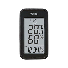 タニタ デジタル温湿度計 ブラック TT572BK 送料　無料