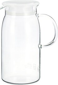 iwakiイワキ AGCテクノグラス 耐熱ガラス 麦茶ポット ピッチャー 0.6リットル 丸型 冷水ポット 冷水筒 ジャグ KT293 送料　無料