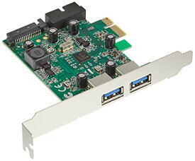 玄人志向 STANDARDシリーズ PCIExpress接続 USB3.0外部2ポート増設カード LowProfile対応 USB3. 送料　無料