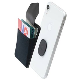 無線充電対応 手帳型カードケース専用マウントで固定するカードホルダー SUICA クレジットカード など3枚のカード収納できる着脱可 送料　無料