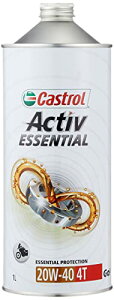 カストロールCastrol エンジンオイル Activ ESSENTIAL 4T 20W40 1L旧 Go! 4T 20W40 1L 送料 無料
