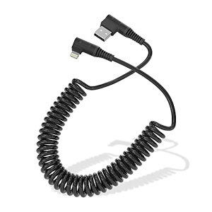 Lightning�P�[�u�� L�^ carplay�Ή� MFi�F�� �[�d l�� �J�[�� ���C�g�j���O�P�[�u�� 90�x 2.4A �f�[�^�` �����@����