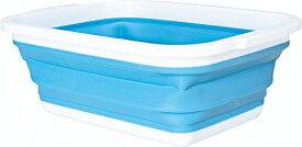 コジット 薄く畳める洗い桶 8.5リットル ブルー 送料　無料