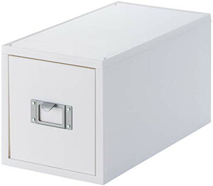 ライクイット likeit 収納ケース CD ファイルユニット 約幅17.3×奥35×高18.2cm オールホワイト 不透明 MX3 送料 無料