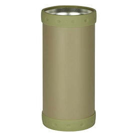 パール金属 真空断熱 保冷 缶ホルダー 缶クーラー タンブラーにもなる 2WAYタイプ 500缶用 アウトドア カーキ D5723 送料　無料