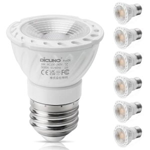 �d�� E6 �d���F �X�|�b�g���C�g 5W 50W���� 400l 3000K Ra98+ �����F �L�z�� �������Ή� 6��