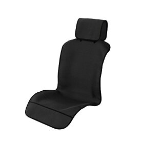 nYooカーシートカバー 防水 車防水シートカバー 前席用 軽/普通車適用 ずれにくい BRボンディング シート保護 ブラック フロント 1枚