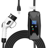 EV充電器 電気自動車 充電ケーブル 100-125V 8A 10A 13A 15A 電流調整 ポータブル 家庭用 SAE J1772 5m
