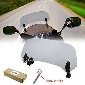 Alpha Rid ウインドスクリーンエクステンション ウインドシールド 拡張 スポイラーエアデフレクター風防 クリップオン 汎用 BMW G3