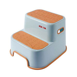 KOADOA 踏み台 子供 ステップ 台 段 幼児 踏み台 洗面所 トイレ 子ども 足台 おしゃれ 英字&数字踏む面 キッズステップ 滑り止め