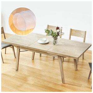 テーブルマット テーブルクロス 90*180cm 厚さ1.5mm デスクマット 透明ビニール クリア V素材 汚れ防止 撥水加工 耐熱 定型処理