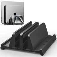 ノート パソコン スタンド 縦置き 4in1 pc スタンド パソコン 収納 幅調節可能 六角レンチ付き 滑り止め …