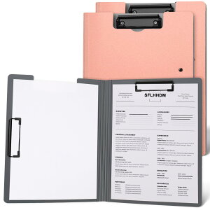 FLHHDM クリップホルダー A4 バインダー 折りたたみ クリップボード 薄くて持ち運びやすい ファイル管理 便利 クリップファイル 発泡