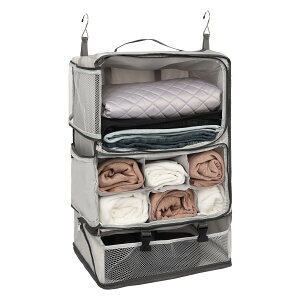 ABIORAタビトラ 吊り下げ収納バック 収納ボックス トラベルポーチ 旅行グッズ 圧縮ポーチ 吊り下げ トラベルクローゼット インナーバッグ