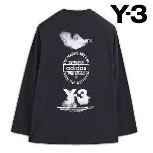 Y-3 ���C�X���[ ���E�W���}���g yohji yamamoto adidas �A�f�B�_�X �R���{ JX4747 Y-3 GRAPHIC LONG SLEEVE TEE ���� T�V���c ���K�V�i ������� ����������