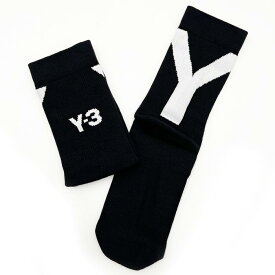 Y-3 yohji yamamoto adidas y-3 ワイスリー ヨウジヤマモト アディダス コラボ メンズ靴下 メンズソックス 黒 くつした メンズ 靴下 ロゴ 抗菌 防臭 おしゃれ シンプル ブランド 暖かい クリスマス プレゼント 彼氏 贈り物Y-3 SOCK HI / Y-3 ソックス ハイ HZ4269 BLACK