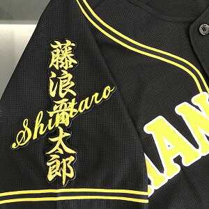 納期注意【阪神タイガース 刺繍ワッペン 藤浪 ネーム】藤浪晋太郎 /応援歌/ユニフォーム/優勝/プロ野球/刺繍/刺しゅう/ワッペン/応援グッズ/クリスマス/クリスマスプレゼント/かっこいい/カ