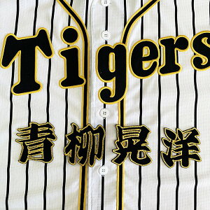 納期注意【阪神タイガース 刺繍ワッペン 青柳 名前】青柳晃洋/応援歌/ユニフォーム/優勝/プロ野球/刺繍/刺しゅう/ワッペン/応援グッズ/クリスマス/クリスマスプレゼント/かっこいい/カスタ