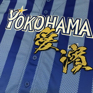 納期注意【横浜DeNAベイスターズ 刺繍ワッペン 愛濱 毛筆】横浜/ユニフォーム/刺しゅう/ワッペン/応援グッズ【SG】/クリスマス/