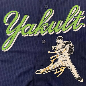 納期注意【東京ヤクルトスワローズ 刺繍ワッペン 小川 サイン付シルエット3】小川泰弘/プロ野球/刺繍/刺しゅう/ワッペン/応援グッズ/クリスマス/