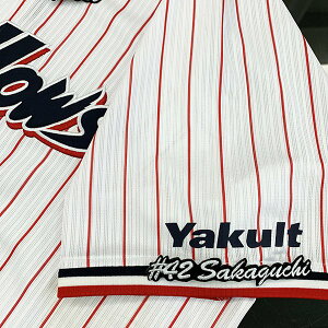 納期注意【東京ヤクルトスワローズ 刺繍ワッペン 坂口 ナンバー #42】坂口智隆/プロ野球/刺繍/刺しゅう/ワッペン/応援グッズ【SG】/クリスマス/