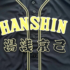 納期注意【阪神タイガース 刺繍ワッペン 湯浅 名前】湯浅京己/クリスマスプレゼント/阪神ファン/カスタマイズ/カスタム/派手/応援歌/ユニフォーム/優勝/プロ野球/刺繍/刺しゅう/ワッペン/応
