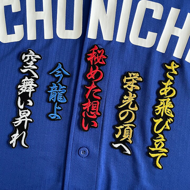 楽天市場】納期注意【中日ドラゴンズ 刺繍ワッペン 龍空 応援歌】土田 