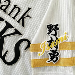 納期注意【ソフトバンクホークス 刺繍ワッペン 野村 ネーム】野村勇/ホークスファン/カスタマイズ/カスタム/派手/若鷹軍団/応援歌/ユニフォーム/優勝/プロ野球刺しゅう/ワッペン/応援グッ