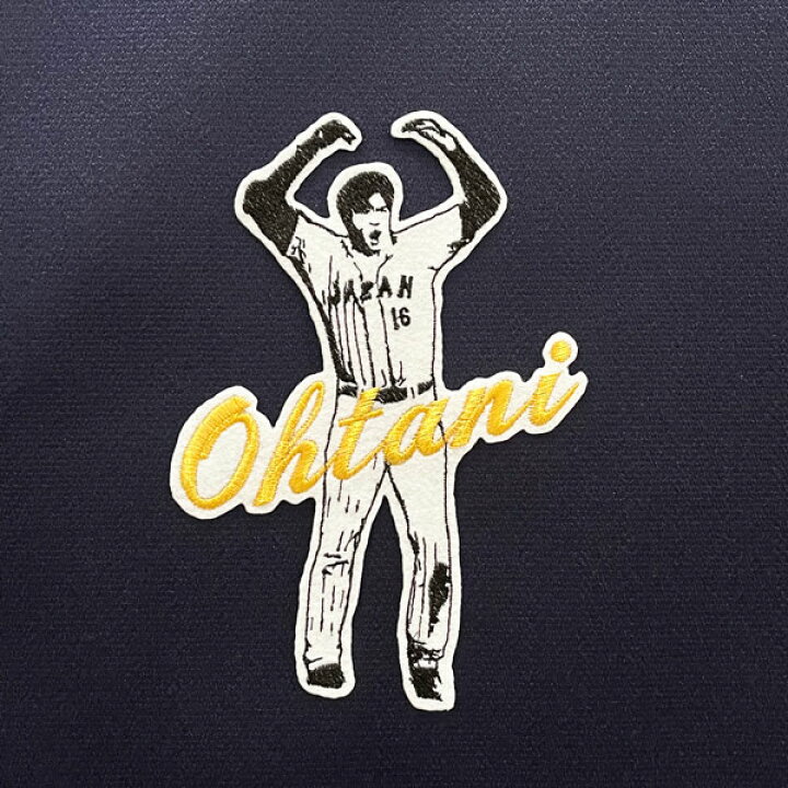 楽天市場】納期注意【WBC 応援 刺繍ワッペン 大谷 シルエット3 筆記体 