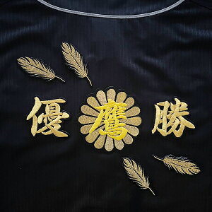 納期注意【ソフトバンクホークス 刺繍 鷹 優勝 菊の紋 羽根 ワッペンセット】ホークスファン/カスタマイズ/カスタム/派手/若鷹軍団/応援歌/ユニフォーム/優勝/プロ野球刺しゅう/ワッペン【S