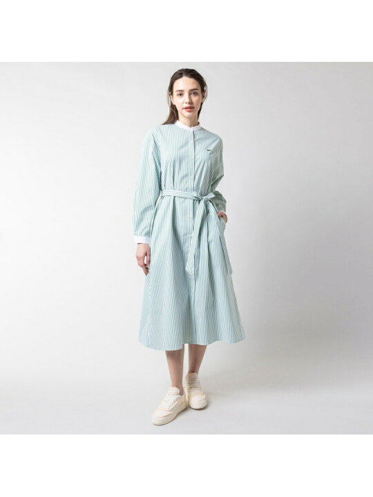 楽天市場】【SALE／50%OFF】バンドカラークレリックシャツドレス  