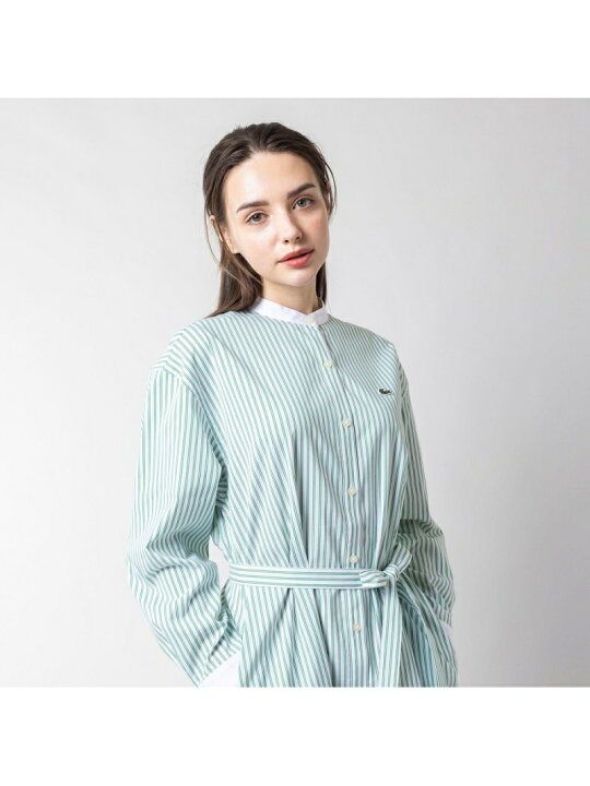楽天市場】【SALE／50%OFF】バンドカラークレリックシャツドレス  