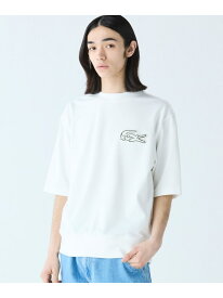 オーバーサイズクロックエンブレムスウェットTシャツ トレーナー LACOSTE ラコステ トップス スウェット・トレーナー ブルー グレー ホワイト イエロー ネイビー グリーン【送料無料】[Rakuten Fashion]