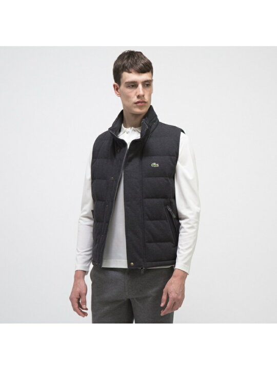 楽天市場】(M)コットンピケ ダウンベスト LACOSTE ラコステ トップス 