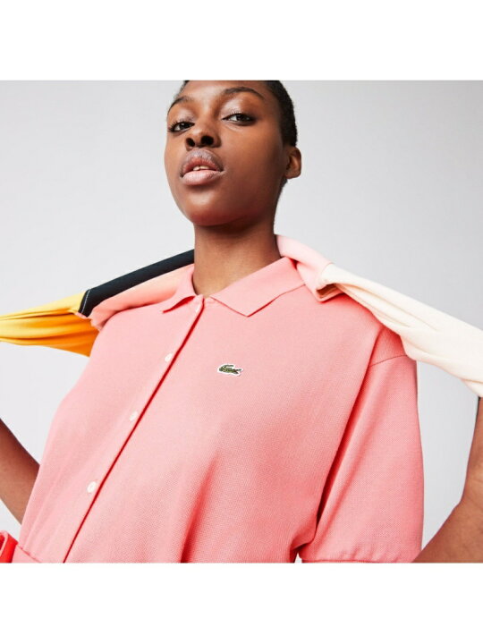 楽天市場】【SALE／50%OFF】ベルトデザインポロドレス LACOSTE 