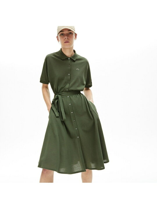 楽天市場】【SALE／50%OFF】ベルトデザインポロドレス LACOSTE  