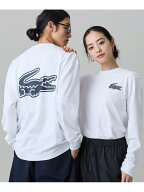 【オンライン限定】LACOSTE オーバーサイズ バックプリント ロングスリーブTシャツ LACOSTE ラコステ ト…