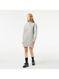 【SALE／40%OFF】鹿の子地ハーフジップドレス LACOSTE ラコステ ワンピース・ドレス ワンピース ブラック グレー【RBA_E】【送料無料】[Rakuten Fashion]