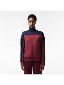 【SALE／30%OFF】バイカラースウェットトラックジャケット LACOSTE ラコステ トップス カーディガン レッド【RBA_E】【送料無料】[Rakuten Fashion]