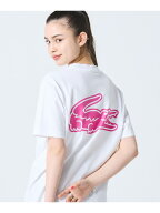 【オンライン限定】LACOSTE オーバーサイズ バック プリント Tシャツ LACOSTE ラコステ トップス カット…