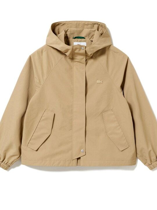 楽天市場】インパーテッドプリーツ Aラインマウンテンパーカー LACOSTE 