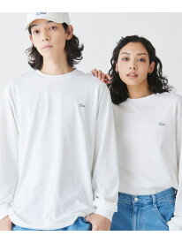 ベーシックロングスリーブTシャツ / 長袖Tシャツ LACOSTE ラコステ トップス カットソー・Tシャツ ブラウン グリーン ネイビー ホワイト ブラック【送料無料】[Rakuten Fashion]