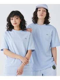 アウトラインクロッククルーネック半袖Tシャツ LACOSTE ラコステ トップス カットソー・Tシャツ ホワイト イエロー ブルー グリーン ネイビー ブラック ブラウン【送料無料】[Rakuten Fashion]