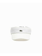 【SALE／40%OFF】ワニロゴパッチエッセンシャルサンバイザー LACOSTE ラコステ 帽子 サンバイザー ホワイ…