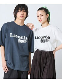 【SALE／20%OFF】【オンライン限定】鹿の子地リラックスフィットTシャツ LACOSTE ラコステ トップス カットソー・Tシャツ ホワイト ブラック ネイビー【RBA_E】【送料無料】[Rakuten Fashion]