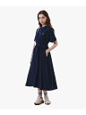 【SALE／30%OFF】インディゴ 鹿の子ポロドレス マキシ丈ワンピース フレア Iライン LACOSTE ラコステ ワンピース・ドレス シャツワンピース ネイビー ブルー【RBA_E】【送料無料】[Rakuten Fashion]