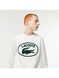 【SALE／40%OFF】【EC限定】フロッキーオーバルクロッククルーネックスウェット LACOSTE ラコステ トップス スウェット・トレーナー ホワイト ネイビー レッド グレー【RBA_E】【送料無料】[Rakuten Fashion]